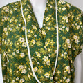 2-Piece Green Cotton Nightgown Set