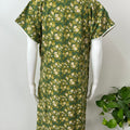 2-Piece Green Cotton Nightgown Set