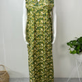 2-Piece Green Cotton Nightgown Set