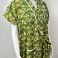 2-Piece Green Cotton Nightgown Set