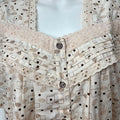 2-Piece Orange 100% Cotton Nightgown Set