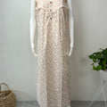 2-Piece Orange 100% Cotton Nightgown Set