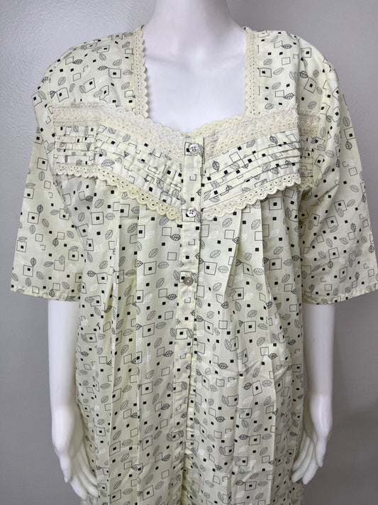 2-Piece Pure Cotton Women's Nightgown Set